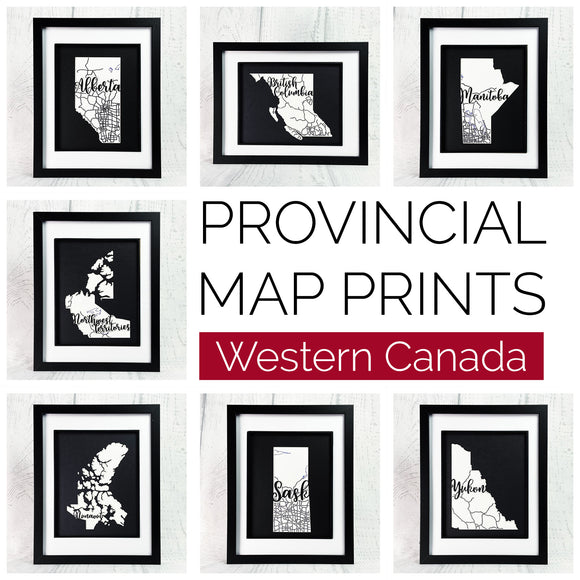 Provincial Map Prints