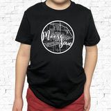 MOOSE JAW, SK Classic Map Black Shirt [Youth] **Discontinued Colour/Style**