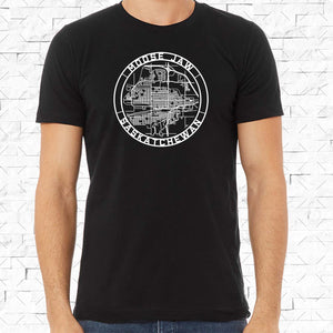 MOOSE JAW, SK Perimeter Map Black Shirt [Adult] **Discontinued Colour/Style**