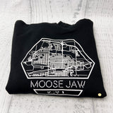 MOOSE JAW, SK Hex Map Black Hoodie [Toddler] **Discontinued Colour/Style**